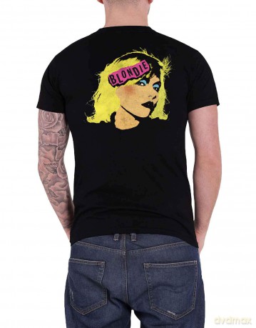 Blondie: Unisex Tee: Punk Logo (Back Print/Retail Pack) (Medium)