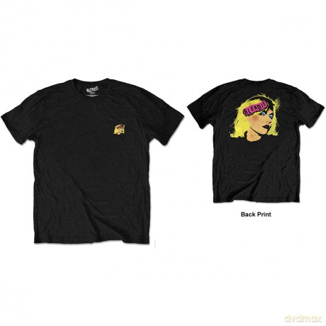 Blondie: Unisex Tee: Punk Logo (Back Print/Retail Pack) (Small)