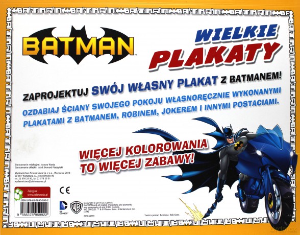 Wielkie kolorowanki. Batman [KSIĄŻKA]