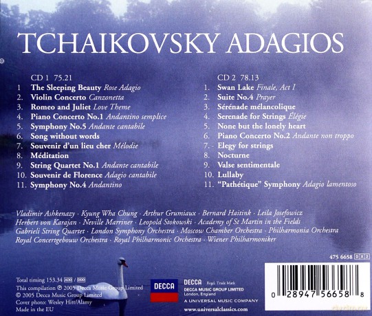 Various: Tchaikovsky Adagios [CD]