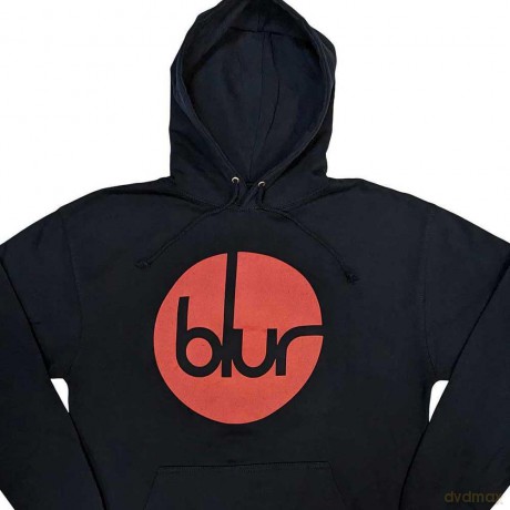 Blur: Unisex Pullover Hoodie: Circle Logo (Navy Blue) (Small)