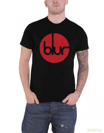 Blur: Unisex T-Shirt: Circle Logo (Black) (Medium)