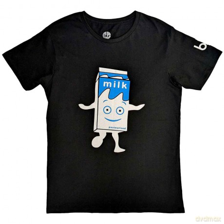 Blur: Unisex T-Shirt: Milky (Black) (Sleeve Print) (XX-Large)