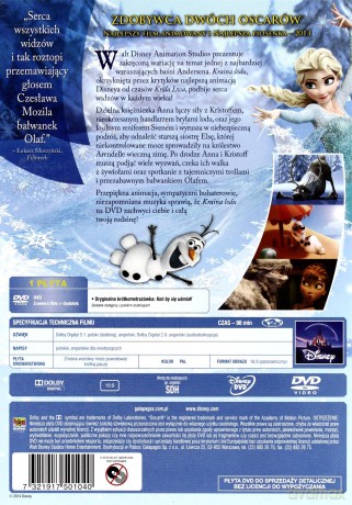 Kraina lodu (Disney) [DVD]