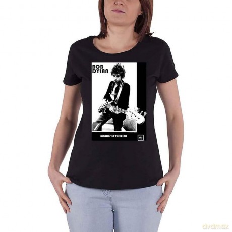 Bob Dylan: Ladies Tee: Blowing in the Wind (Retail Pack) (Large)