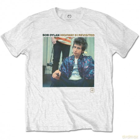 Bob Dylan: Unisex T-Shirt: Highway 61 Revisited (White) (Large)