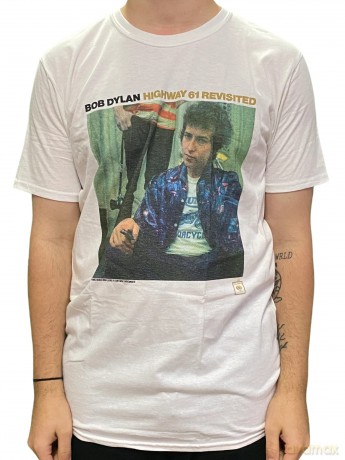 Bob Dylan: Unisex T-Shirt: Highway 61 Revisited (White) (X-Large)
