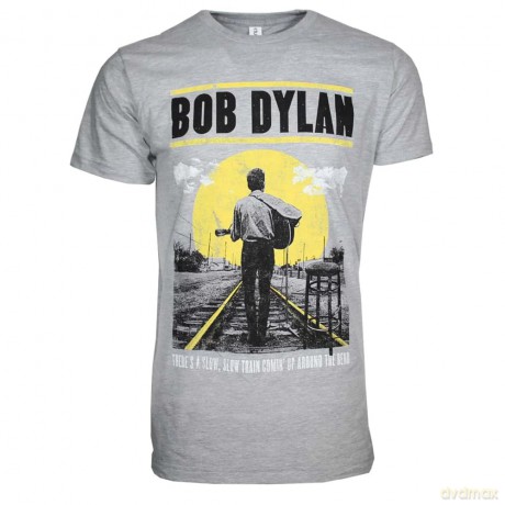 Bob Dylan: Unisex T-Shirt: Slow Train (Grey) (XXX-Large)