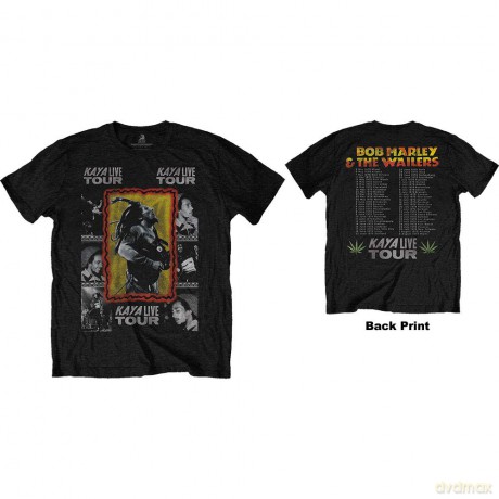 Bob Marley: Men's Tee: Kaya Tour (Back Print) (Medium)