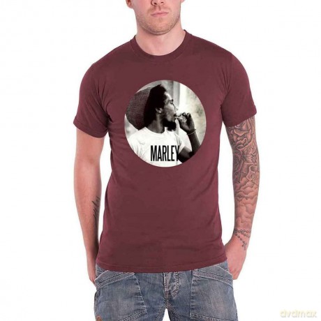Bob Marley: Men's Tee: Smokin Circle (X-Large)