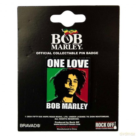 Bob Marley: Pin Badge: One Love