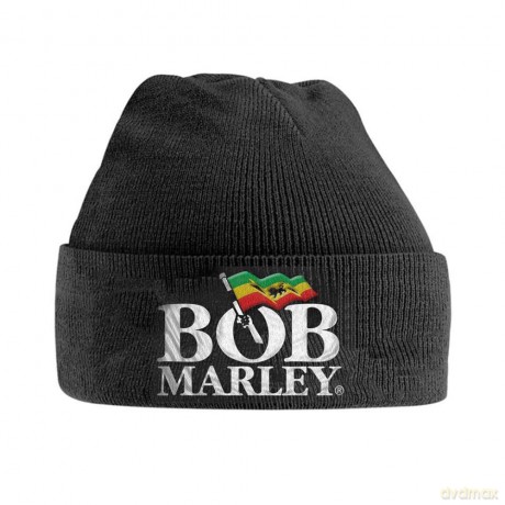 Bob Marley: Unisex Beanie Hat: Logo (Black)