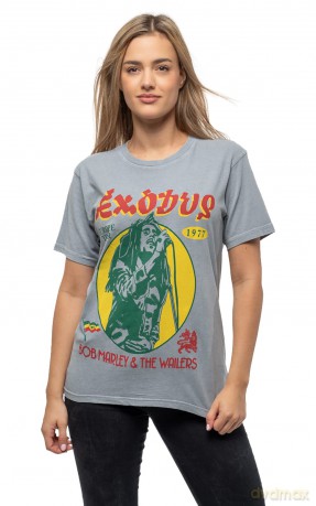 Bob Marley: Unisex T-Shirt: 1977 Tour (Grey) (Wash Collection) (XX-Large)
