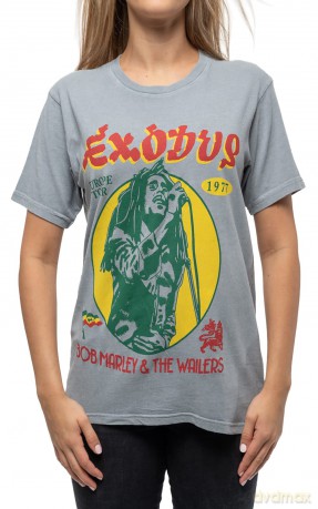 Bob Marley: Unisex T-Shirt: 1977 Tour (Grey) (Wash Collection) (XX-Large)