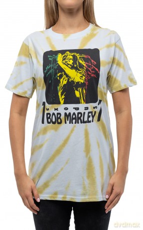 Bob Marley: Unisex T-Shirt: 77 (White) (Wash Collection) (Large)