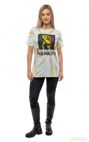 Bob Marley: Unisex T-Shirt: 77 (White) (Wash Collection) (Medium)