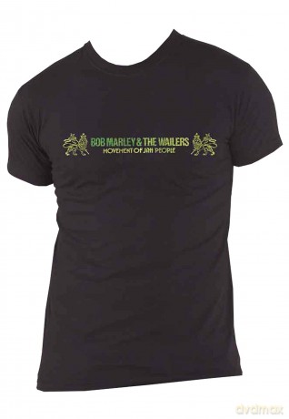 Bob Marley: Unisex T-Shirt: Exodus (Black) (Back Print) (Medium)