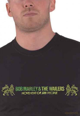 Bob Marley: Unisex T-Shirt: Exodus (Black) (Back Print) (Small)