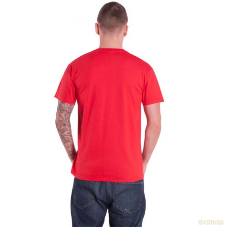 Bob Marley: Unisex T-Shirt: Exodus Arms Outstretched (Red) (Hi-Build) (Medium)