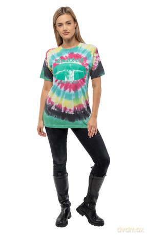 Bob Marley: Unisex T-Shirt: Exodus Oval (Multicolour) (Wash Collection) (Large)