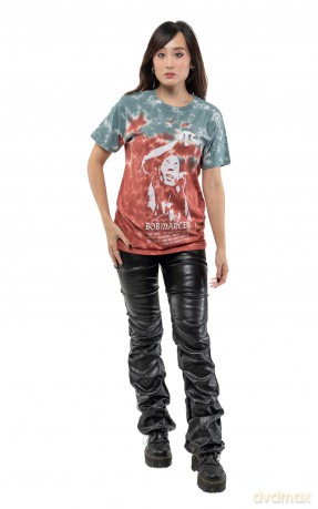 Bob Marley: Unisex T-Shirt: Exodus Playlist (Red) (Wash Collection) (X-Large)