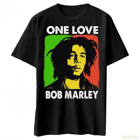 Bob Marley: Unisex T-Shirt: One Love (Black) (Small)