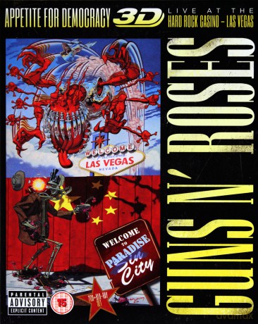 Guns N' Roses: Appetite For Democracy - Live At The Hard Rock Casino (Deluxe) (Limited Edition) [BOX] [2CD]+[Blu-Ray 3D]