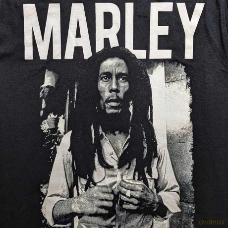 Bob Marley: Unisex Tank T-Shirt: Marley B&W (Black) (Medium)