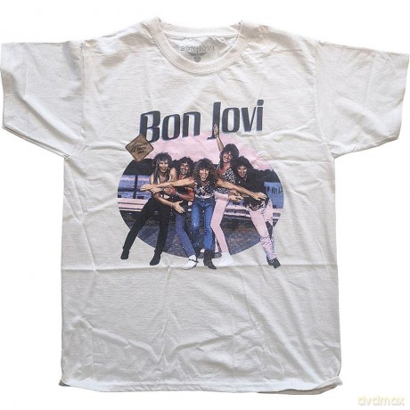 Bon Jovi: Unisex T-Shirt: Breakout (Natural) (X-Large)