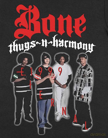 Bone Thugs-N-Harmony: Bone Thugs-n-Harmony Unisex T-Shirt: E. 1999 (Black) (Small)