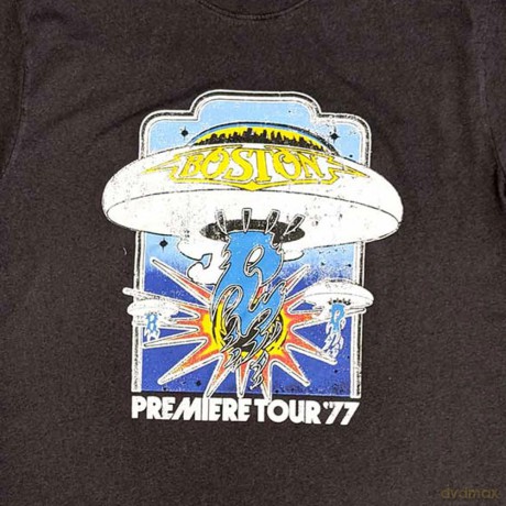 Boston: Unisex T-Shirt: Premiere Tour (Black) (Small)
