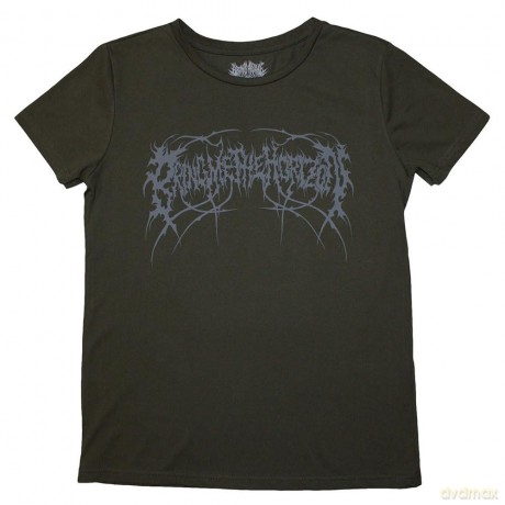 Bring Me The Horizon: Ladies T-Shirt: Metal Logo Genxsis (Green) (Back Print) (X-Large)