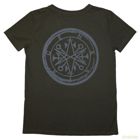 Bring Me The Horizon: Ladies T-Shirt: Metal Logo Genxsis (Green) (Back Print) (X-Large)