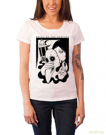 Bring Me The Horizon: Ladies Tee: Plague (Small)