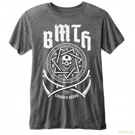 Bring Me The Horizon: Men's Fashion Tee: Crooked Young (Burn Out) (Medium)