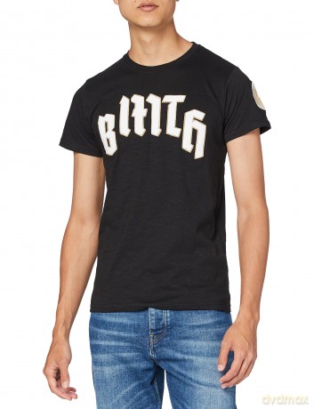Bring Me The Horizon: Men's Fashion Tee: Crooked Young with Applique Motifs (Medium)