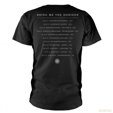 Bring Me The Horizon: Men's Tee: Sempiternal Tour with Back Printing (Medium)
