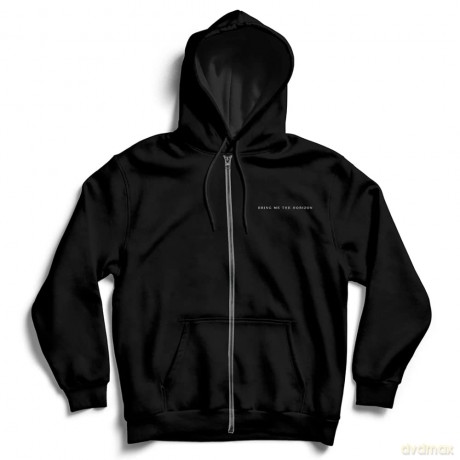 Bring Me The Horizon: Men's Zipped Hoodie: Flower of Life with Back Printing (Large)