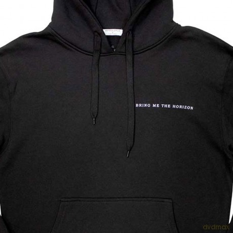 Bring Me The Horizon: Unisex Pullover Hoodie: Flower of Life (Black) (Back Print) (Large)