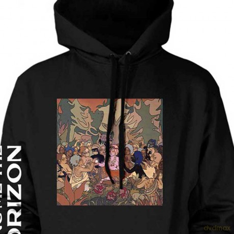 Bring Me The Horizon: Unisex Pullover Hoodie: PHSH Cover (Black) (Sleeve Print) (Medium)