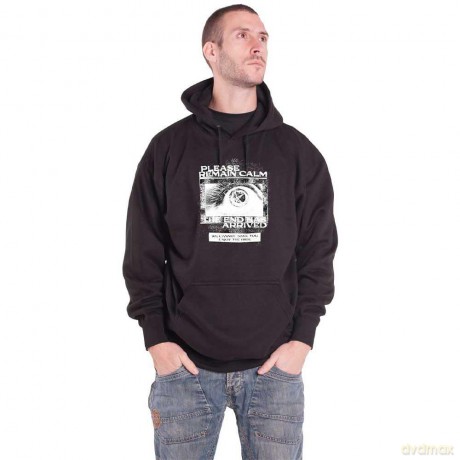 Bring Me The Horizon: Unisex Pullover Hoodie: Remain Calm FP (Black) (Large)