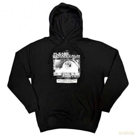 Bring Me The Horizon: Unisex Pullover Hoodie: Remain Calm FP (Black) (Medium)