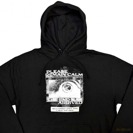 Bring Me The Horizon: Unisex Pullover Hoodie: Remain Calm FP (Black) (X-Large)