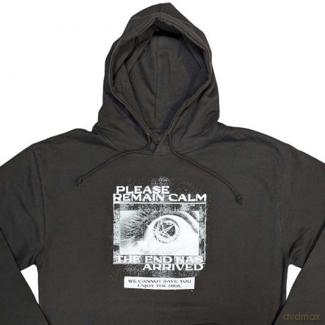 Bring Me The Horizon: Unisex Pullover Hoodie: Remain Calm FP (Grey) (XX-Large)
