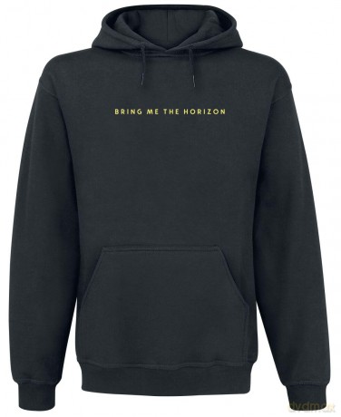Bring Me The Horizon: Unisex Pullover Hoodie: Spray Hex (Black) (Back Print) (Large)
