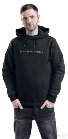 Bring Me The Horizon: Unisex Pullover Hoodie: Spray Hex (Black) (Back Print) (Small)