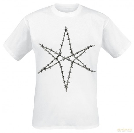 Bring Me The Horizon: Unisex T-Shirt: Barbed Wire (White) (Back Print) (Medium)