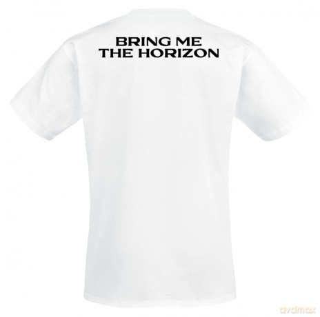 Bring Me The Horizon: Unisex T-Shirt: Barbed Wire (White) (Back Print) (Medium)