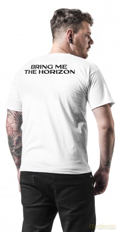Bring Me The Horizon: Unisex T-Shirt: Barbed Wire (White) (Back Print) (Medium)