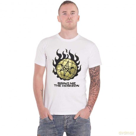 Bring Me The Horizon: Unisex T-Shirt: Globe Yellow (Yellow) (X-Large)